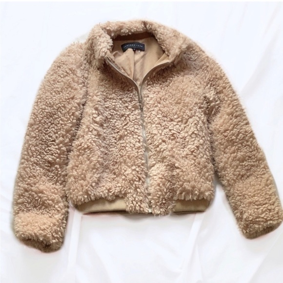 Endless Rose Sherpa Zip Up Jacket - Picture 2 of 8